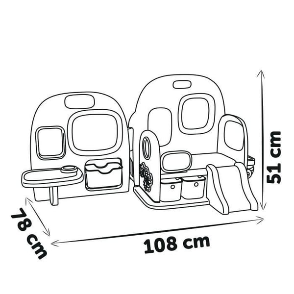 Smoby - Babypleje - B�rnehave 5 pladser + 27 tilbeh�r