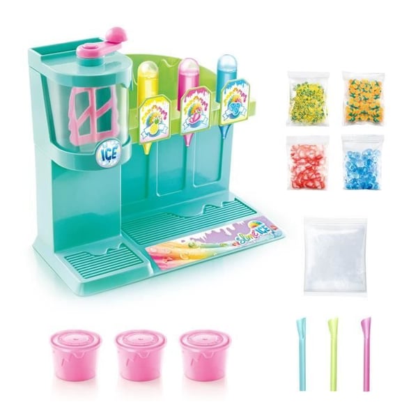Canal Toys - SO SLIME DIY - Slime Ice Machine - Med 1 maskine, 3 duftfarver, tilbeh�r og dekorationer - SSC 310