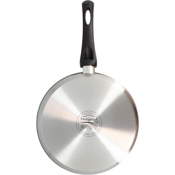 Sauterpande - MENASTYL - 6020248 - Rustfrit st�l - 28 cm - Velegnet til alle kogeplader inklusive induktion