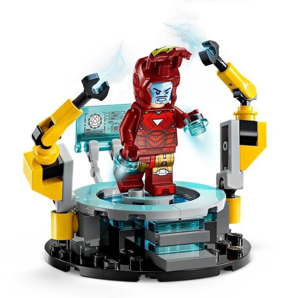 LEGO Marvel 76315 Iron Man Laboratory: Hall of Armor - Leget�j til drenge, 8 �r gammel