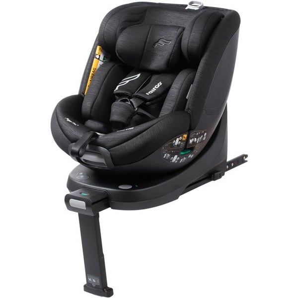 Autostol - BABYAUTO - Magna Plus - Gruppe 0/1/2/3 - I-Size - 40/125 cm - Isofix - 360� drejelig - Liggel�nder - Sort
