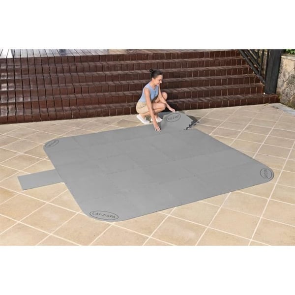 BESTWAY - Lay-Z-Spa firkantet eller rund spa gulvm�tte 196 x 196 cm