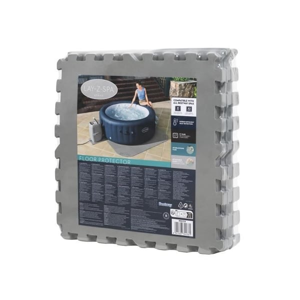 BESTWAY - Lay-Z-Spa firkantet eller rund spa gulvm�tte 196 x 196 cm