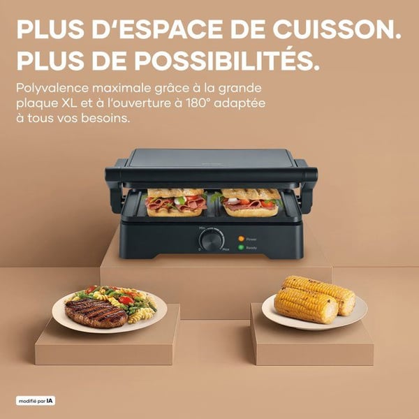 SEVERIN Grill - KG2391 - Kogeplade 28x17cm - �bning 180�C - 1800W