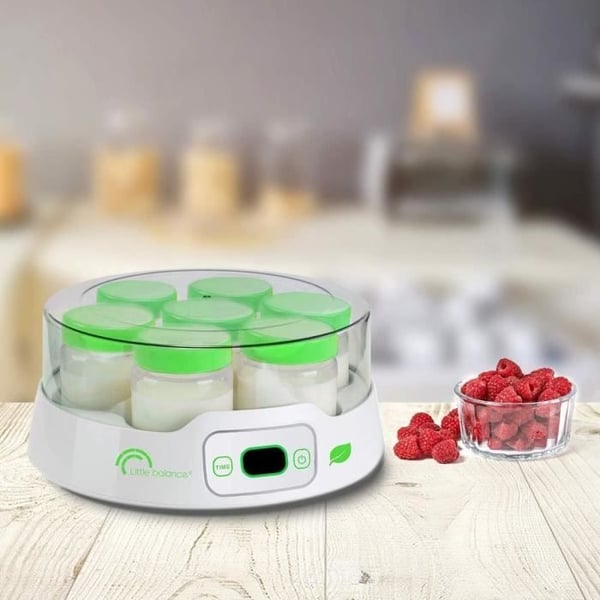 Jogurttikone - LITTLE BALANCE - Digitaalinen - 7 kattilaa + 6 ylim��r�ist� kattilaa