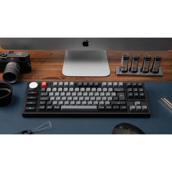 Mekaaninen pelin�pp�imist� - Banaanikytkimell� varustettu mekaaninen kytkin - KEYCHRON Q3 Pro SE - ANSI - RGB-taustavalaistus
