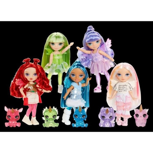 Rainbow High Littles Rainbow Fantasy Fairies -nukke - Apple (punainen)