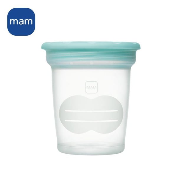 MAM opbevaringspotter 120 ml - pakke med 5 - gennemsigtig