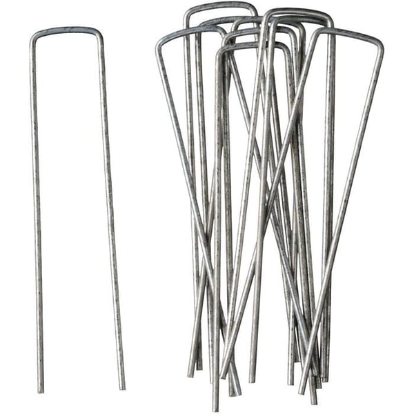 LUONTO Er� 10 metallista pidikett� maahan kiinnitt�mist� varten - � 3 mm / K 14 x 3 cm