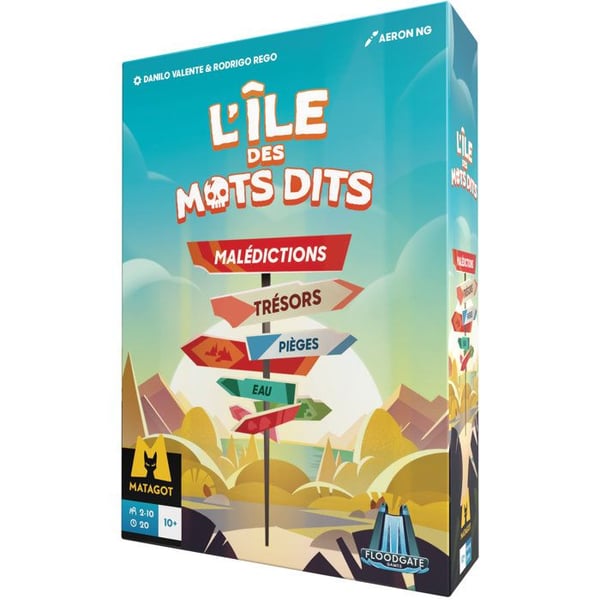 ASMODEE Br�tspil De Talte Ords � - 2 til 10 spillere - Alder 10+ - 20-minutters spil - Samarbejds- eller konkurrencespil