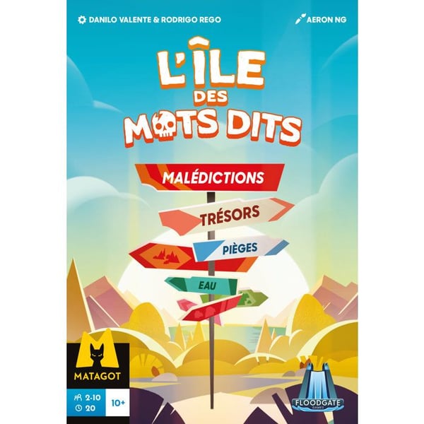 ASMODEE Br�tspil De Talte Ords � - 2 til 10 spillere - Alder 10+ - 20-minutters spil - Samarbejds- eller konkurrencespil
