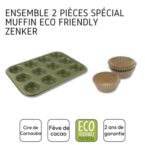 2-osainen erikoismuffinisarja - ZENKER - Green Vision