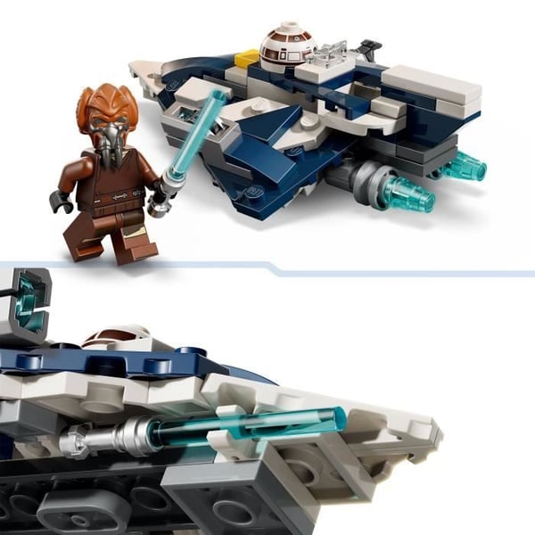 LEGO Star Wars: The Clone Wars 75400 Jedi Fighter Microfighter av Plo Koon - Spel för 6 år