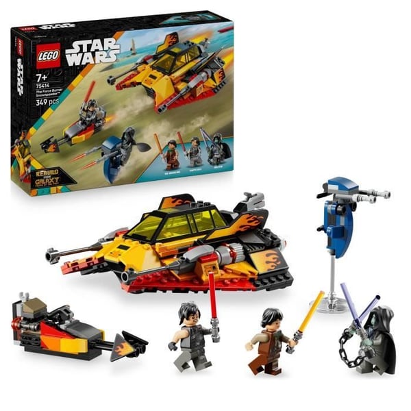 LEGO Star Wars 75414 Snowspeeder i lågor - Byggleksak för barn 7 år