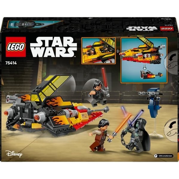 LEGO Star Wars 75414 Snowspeeder i lågor - Byggleksak för barn 7 år