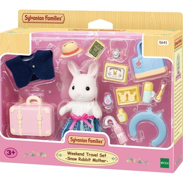 Snow Rabbit og hendes weekendkuffert - Sylvanianske familier - 5641 - Fra 3 �r gammel