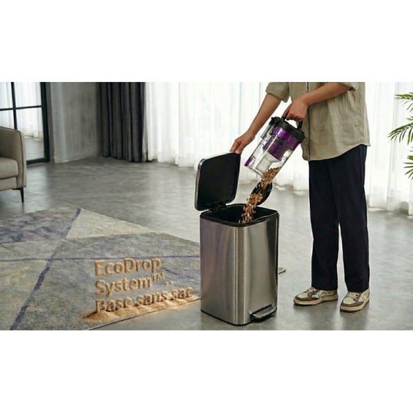 EZICLEAN CyberFlow MAX robotti-imuri ja moppi - GYROSMART yhdistettyn� tyhjennysalustaan - 10 000 Pa - 2 l - 80 min - musta
