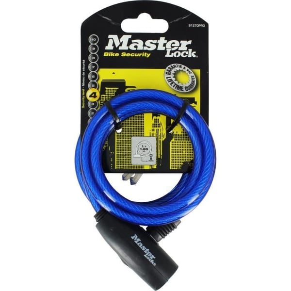 MASTER LOCK Kaapelilukko - 1,8 m