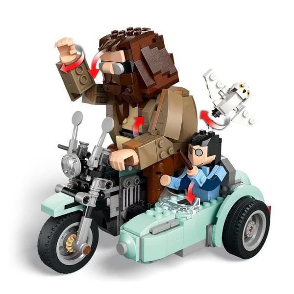 LEGO Harry Potter 76443 Hagrid ja Harry's Motorbike Ride - Rakennuspeli Ages 9