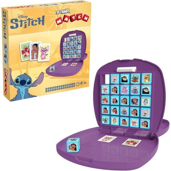 Match - Brädspel - VINNANDE TRÄCKSPEL - Stitch 2025