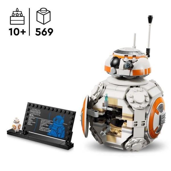 LEGO Star Wars 75452 BB-8 Astromekaniikkadroidi - Rakennussetti pojille tai tyt�ille 10+ ik�vuoteen asti