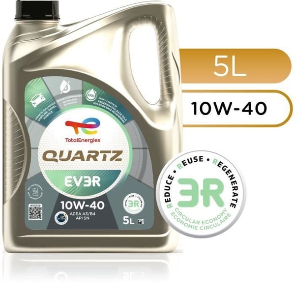 Moottori�ljy - TOTALENERGIES - Quartz EV3R 10W-40 - 5L