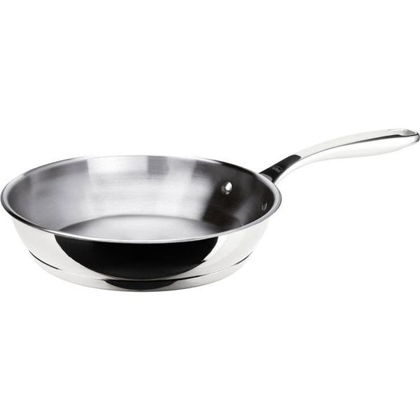 Paistinpannu - INOXIBAR - � 24 cm - Ergonominen kahva - Sopii kaikille liesitasoille, my�s induktiolle - Ruostumatonta ter�st�