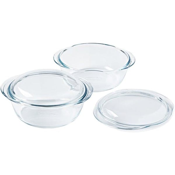 2 uunivuoan setti - PYREX - lasinen - py�re� - 1,6 l