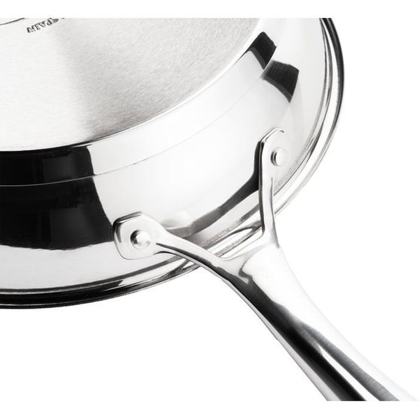 Paistinpannu - INOXIBAR - � 24 cm - Ergonominen kahva - Sopii kaikille liesitasoille, my�s induktiolle - Ruostumatonta ter�st�
