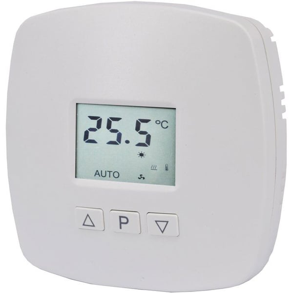 Digitaalinen termostaatti - GAO - 2-johdinliit�nt� - 5�30 �C asetus - 4 tilaa: Eco/Comfort/J��tymissuoja/Valmiustila