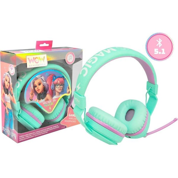 Bluetooth-hovedtelefoner - B�RNELICENSERING - WOW GENERATION - Fra 5 �r