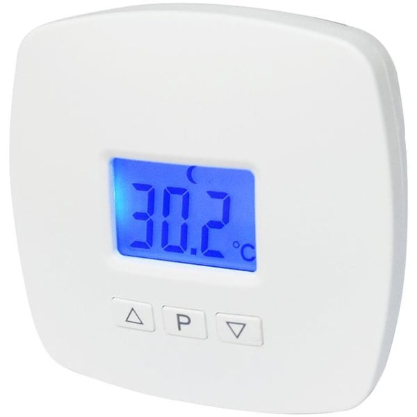 Digitaalinen termostaatti - GAO - 2-johdinliit�nt� - 5�30 �C asetus - 4 tilaa: Eco/Comfort/J��tymissuoja/Valmiustila