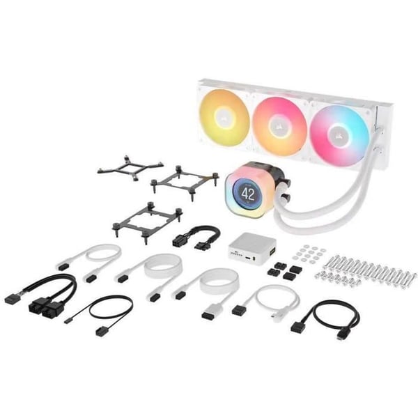PC-k�ling - CORSAIR - CW-9061026-WW - iCUE LINK TITAN 360 RX LCD Hvid AIO