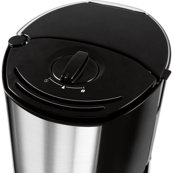Kaffemaskin Melitta - Njut av Top Glass Noir/Borsted Steel 1017-04