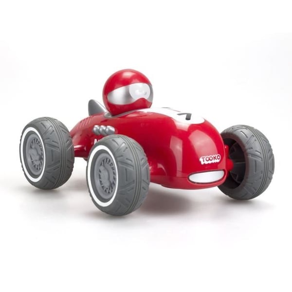 TOOKO - Ensimm�inen kauko-ohjattava kilpa-autoni - Vintage look - Alkaen 3 vuotta - Satunnainen v�ri: punainen tai keltainen - 13 cm