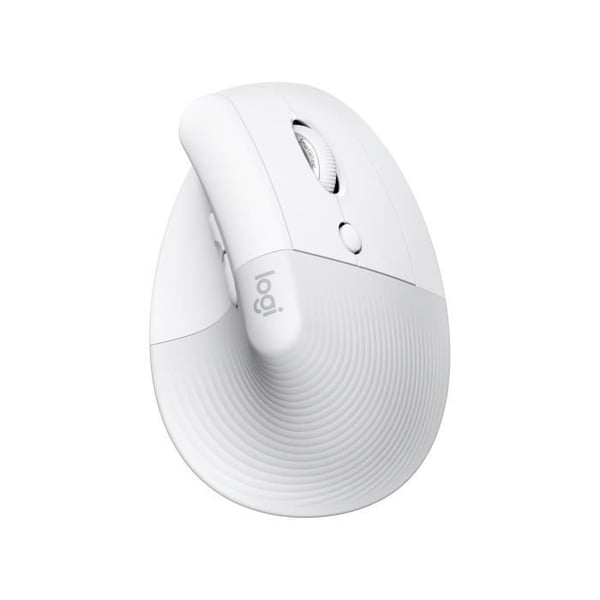 Logitech - Lyftmus för Mac - trådlös ergonomisk - vit