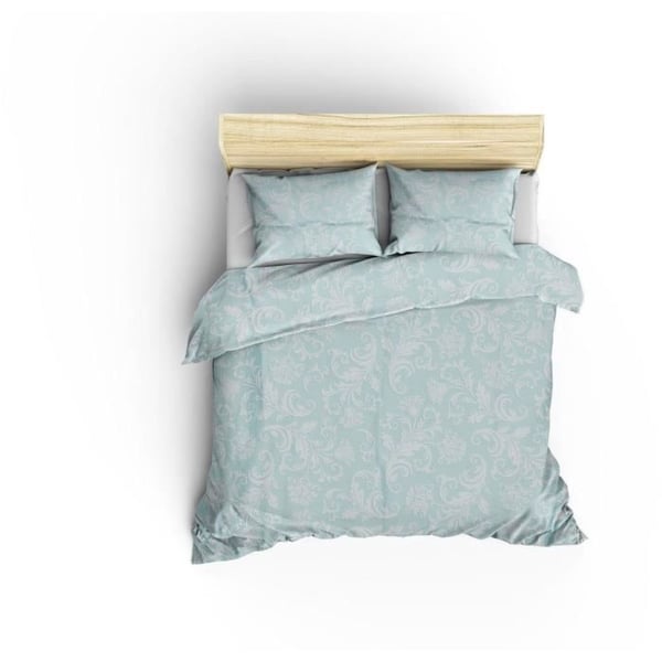 Bäddset - 1 påslakan 220 x 240 cm + 2 örngott 60 x 60 cm - 100% bomullssatin - Vit