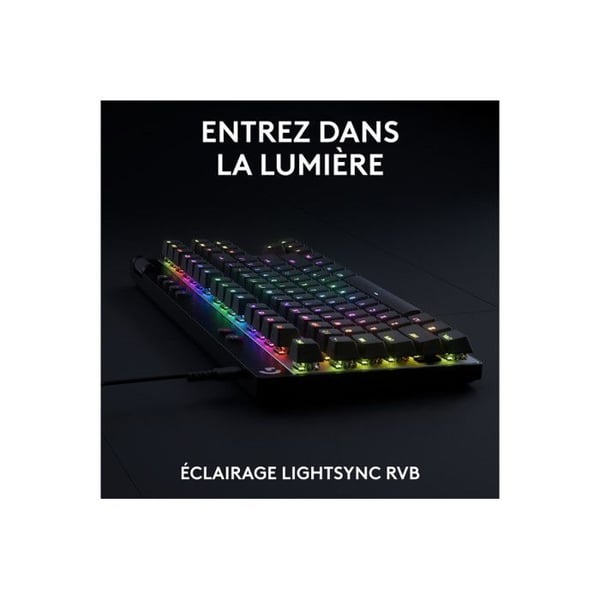 Pelin�pp�imist� - Langallinen - Logitech G - Pro X TKL Rapid - AZERTY - Musta
