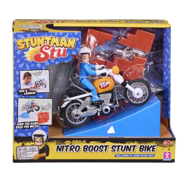 Nitro Boost Motorcykel - BANDAI - Stuntman Stu - COSS8201
