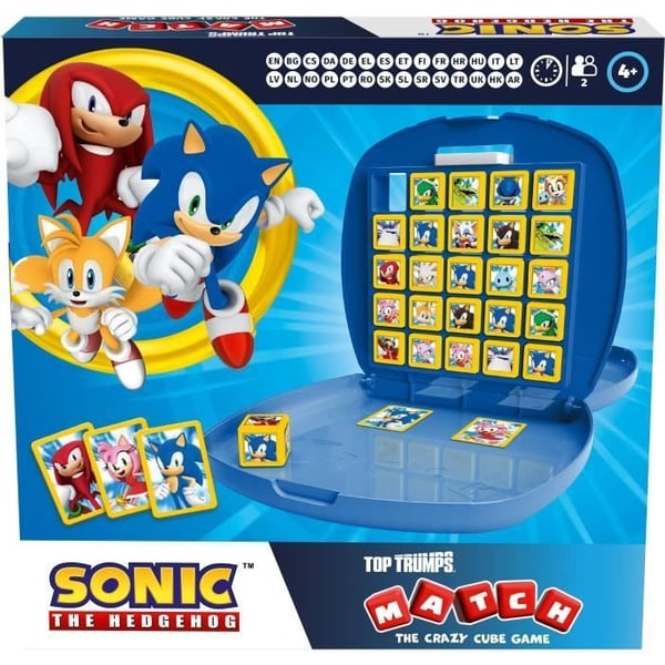 Match - Brädspel - VINNANDE TRÄCKSPEL - Sonic The Hedgehog 2025