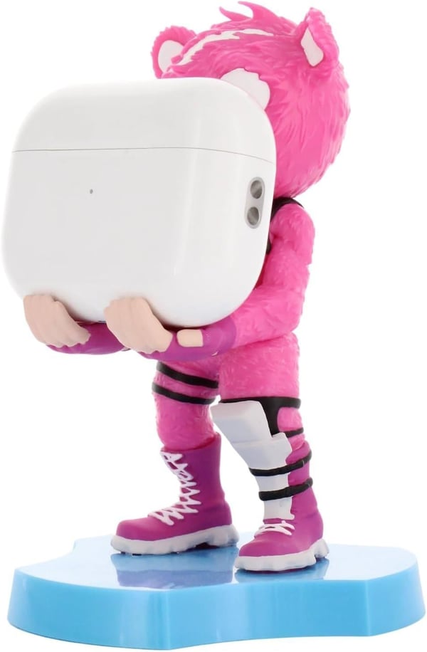 Fortnite Cuddle -tiiminjohtajan figuuri - EXQUISITE GAMING - Cable Guys - Kuuloke-, �lypuhelin- tai pienlis�varusteteline - 11 cm