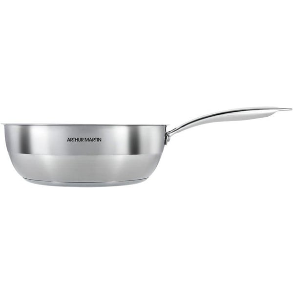 Kokin paistinpannu - ARTHUR MARTIN - AM4490 - �20 cm - 18/10 ruostumatonta ter�st� - Sopii kaikille liesitasoille, my�s induktiolle