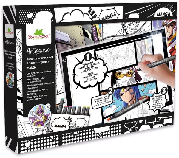 SYCOMORE - LÄTT TABLETT OCH MARKERINGSVERKSTAD - MANGA
