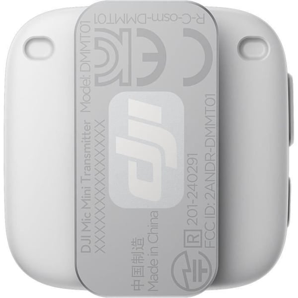 Tr�dl�s sender - DJI - Mic Mini - Arctic White - Ultralet og kompakt