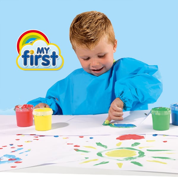 Ensimm�inen - Ensimm�inen sormimaalaussarjani esiliinalla - SES CREATIVE