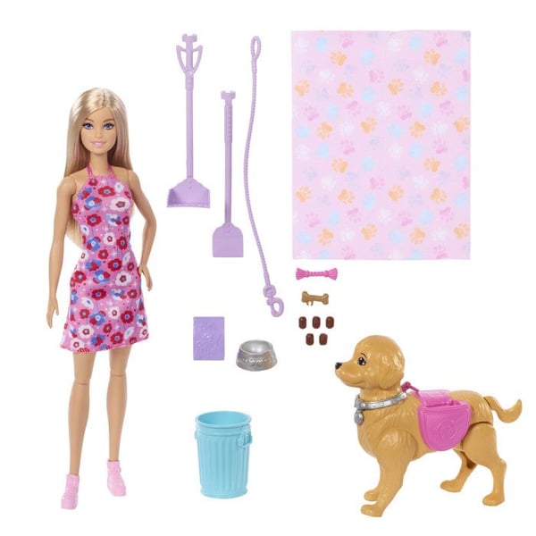 Nukke - MATTEL - JJB46 - K�velev� pentu - Pottaharjoittelu - Mukana tarvikkeet