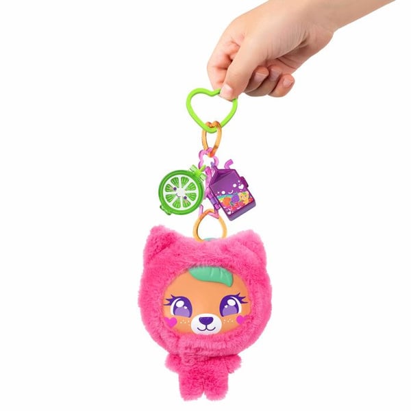 Polly Pocket -leikkisetti - MATTEL - JKC79 - Irrotettava pehmolelu - Keinuva riippumatto - Kannettava avaimenper�