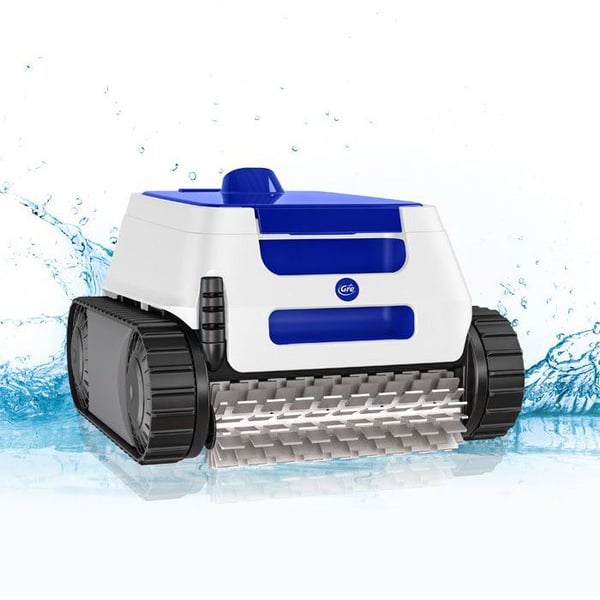 Robot Pool Gre er 230 - Vedligeholdelsesbaggrund, v�gge og vandlinjer - Begravet pool eller derover -grunden stiv v�g 9x4m - Automy 2H
