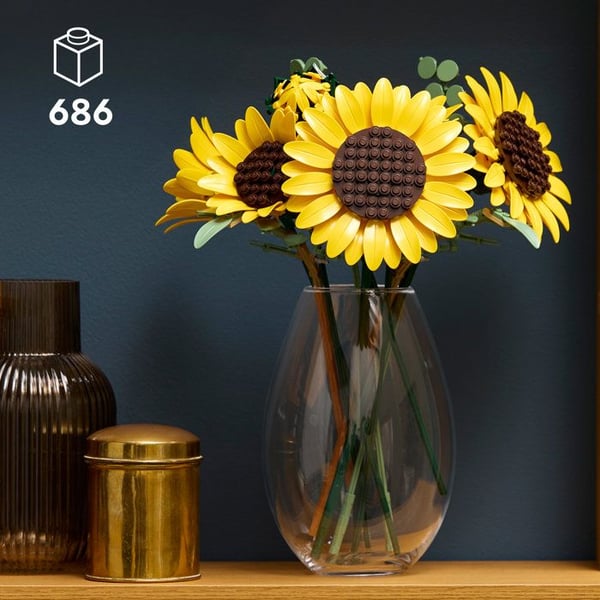 LEGO Botanicals 11502 Auringonkukkakimppi - Tekokukkasetti aikuisille