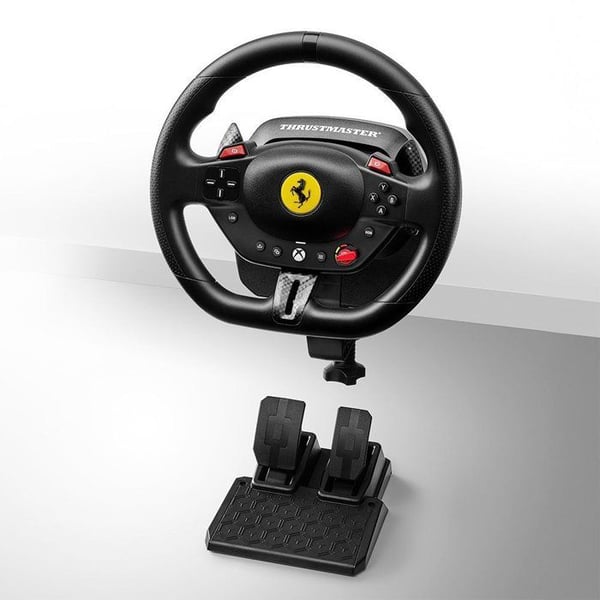 Ohjauspy�r� + polkimet - THRUSTMASTER - T98 Ferrari 296 GTS - XBOXille ja PC:lle - Musta